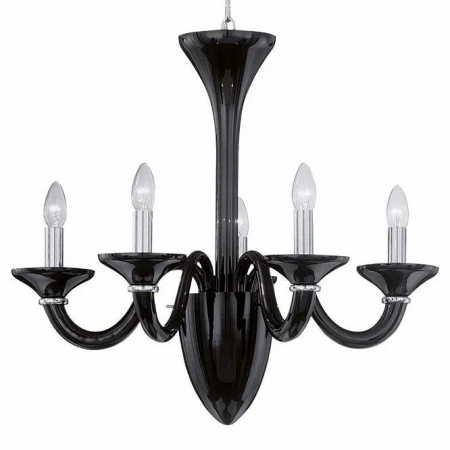 Люстра Ideal Lux WHITE LADY SP5 NERO WHITE LADY