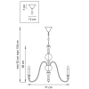Подвесная люстра Lightstar Ragno 732067