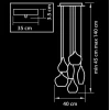 Подвесная люстра Lightstar Pentola 803060