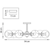 Потолочная люстра Lightstar Beta 785067