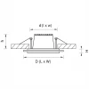 Встраиваемый светодиодный светильник Lightstar Acri 212031