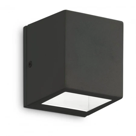 Уличный настенный светильник Ideal Lux Twin AP1 Small Nero